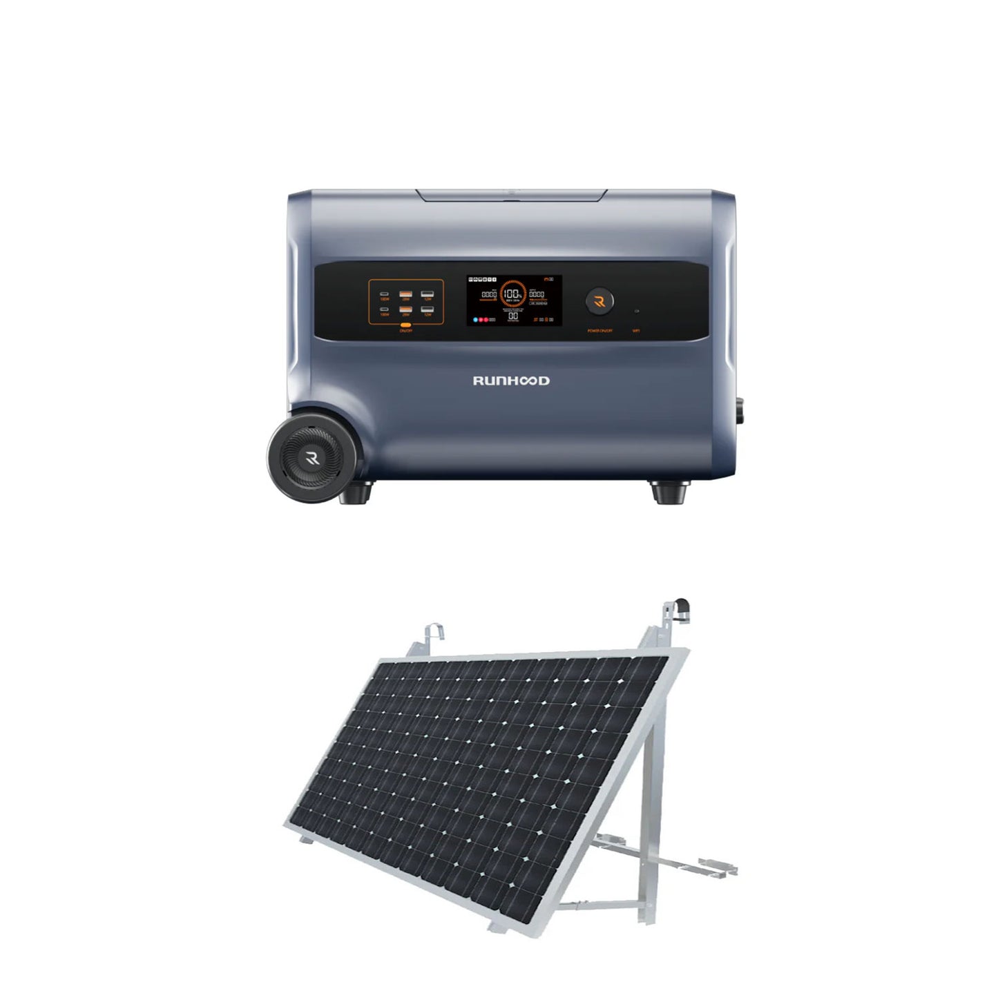 Kit solaire plug and play sortie 2400W jusqu'à 9600Wh et panneau Balcony
