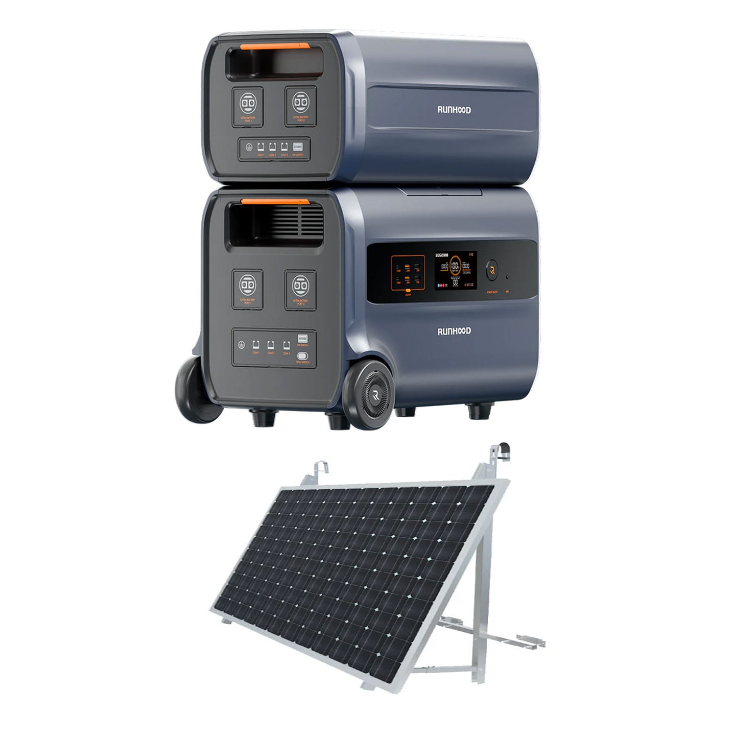 Kit solaire plug and play sortie 2400W jusqu'à 9600Wh et panneau Balcony
