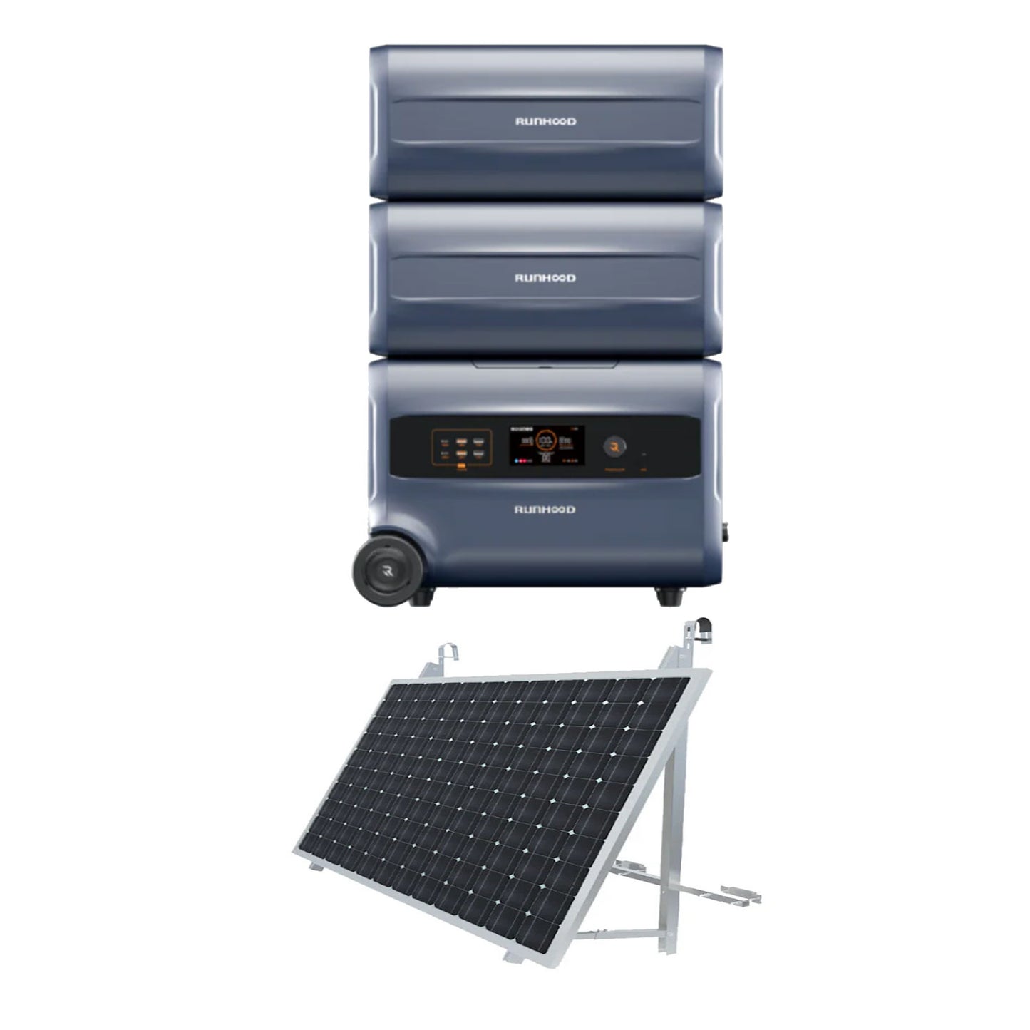Kit solaire plug and play sortie 2400W jusqu'à 9600Wh et panneau Balcony