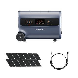 Domestique Solaire RUNHOOD – 2,4 kWh + 400 W solaire