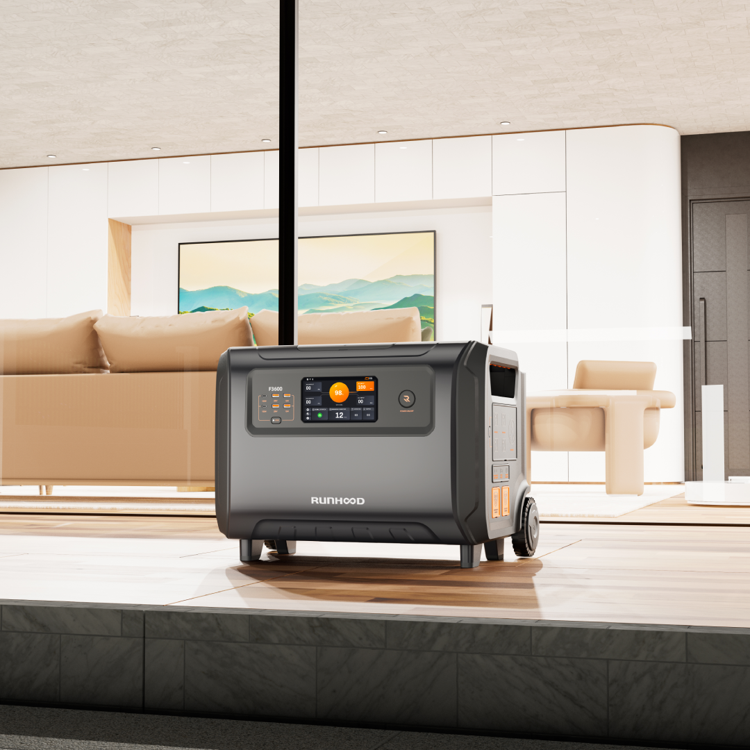 Backup Prolongé Domestique RUNHOOD - 1296 Wh modulables pour la maison