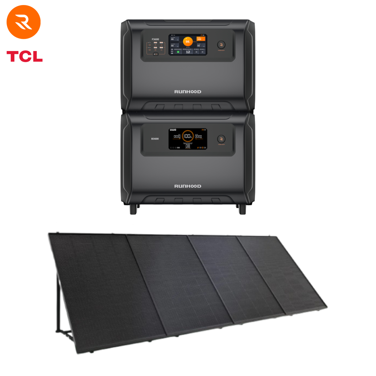 Kit Balcon Pro RUNHOOD – F3600 + B3600 + 4× PV200