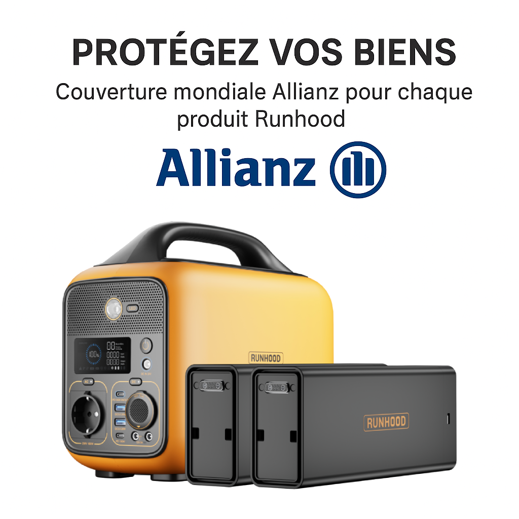 Station d'alimentation 600W avec batteries 2*324Wh