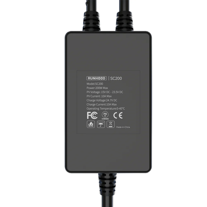 Chargeur Solaire SC200 – Recharge Directe de l’Energy Bar par Panneau Photovoltaïque