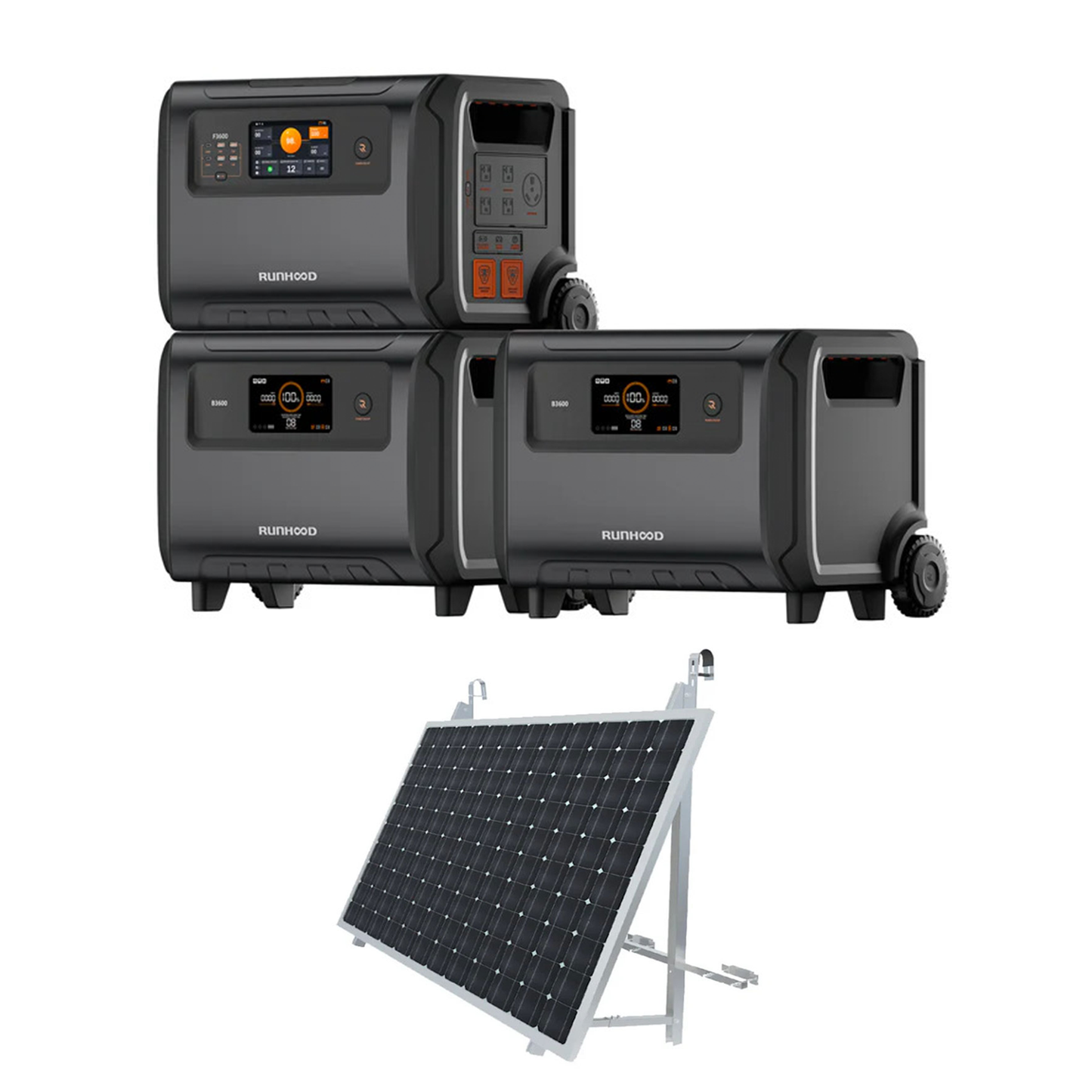 Kit solaire plug and play sortie 3600W jusqu'à 28.8 Kwh et panneau solaire balcony